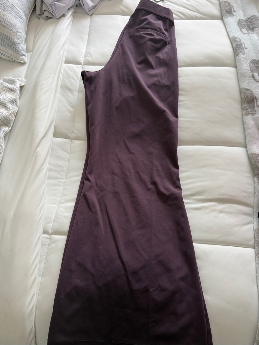 Halara flare Leg Dress Pants in purple